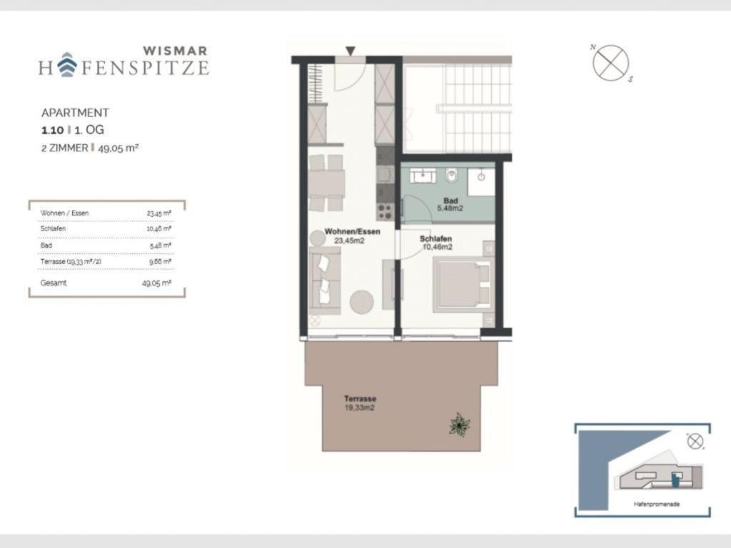 Apartament Hafenspitze App 10 Wißmar Zewnętrze zdjęcie